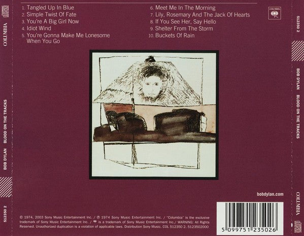 Bob Dylan – Blood On The Tracks (LP Vinyl) Vinyl Record
