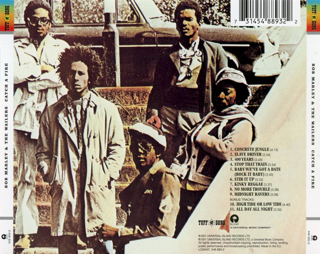 Bob Marley & The Wailers – Catch a Fire Music CD