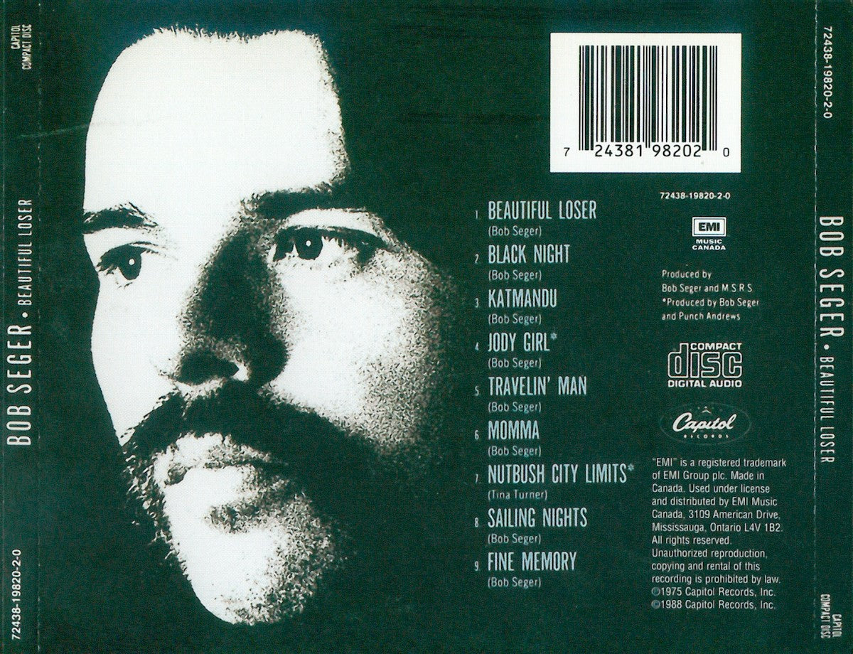 Bob Seger – Beautiful Loser Music CD
