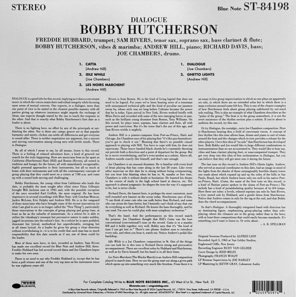 Bobby Hutcherson – Dialogue (LP Vinyl) Vinyl Record