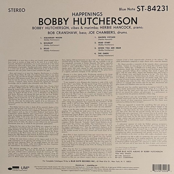 Bobby Hutcherson – Happenings (LP Vinyl) Vinyl Record
