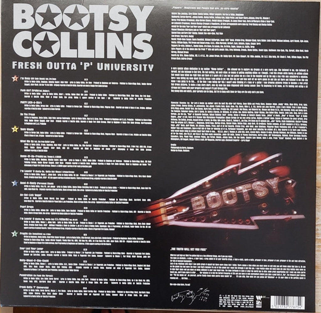 Bootsy Collins – Fresh Outta P University (2-LP Vinyl) Vinyl Record