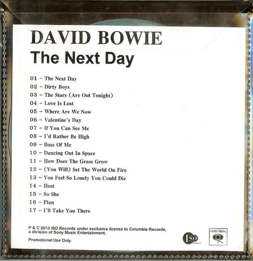 David Bowie – The Next Day (2-CD) Music CD