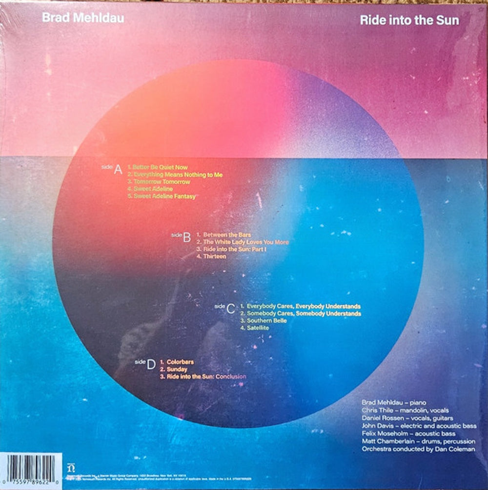 Brad Mehldau – Ride into the Sun (2-LP Vinyl) Vinyl Record