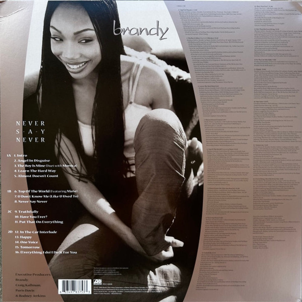 Brandy – Never Say Never (2-LP Vinyl) Vinyl Record