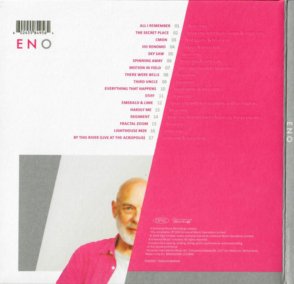 Eno - Original Motion Picture Soundtrack Music CD