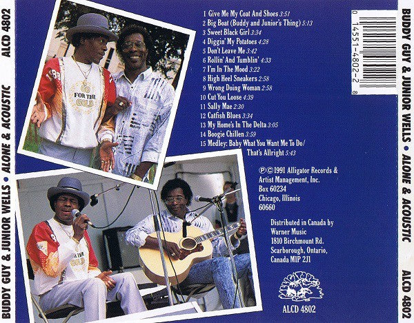 Buddy Guy & Junior Wells – Alone and Acoustic (LP Vinyl) Vinyl Record