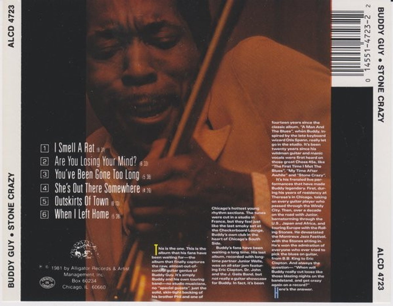 Buddy Guy – Stone Crazy Music CD