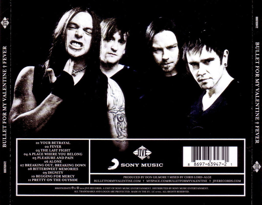 Bullet For My Valentine – Fever Music CD