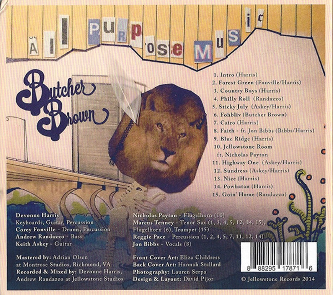 Butcher Brown – All Purpose Music Music CD