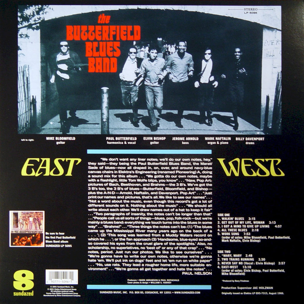 The Butterfield Blues Band – East-West (SACD CD) Music CD