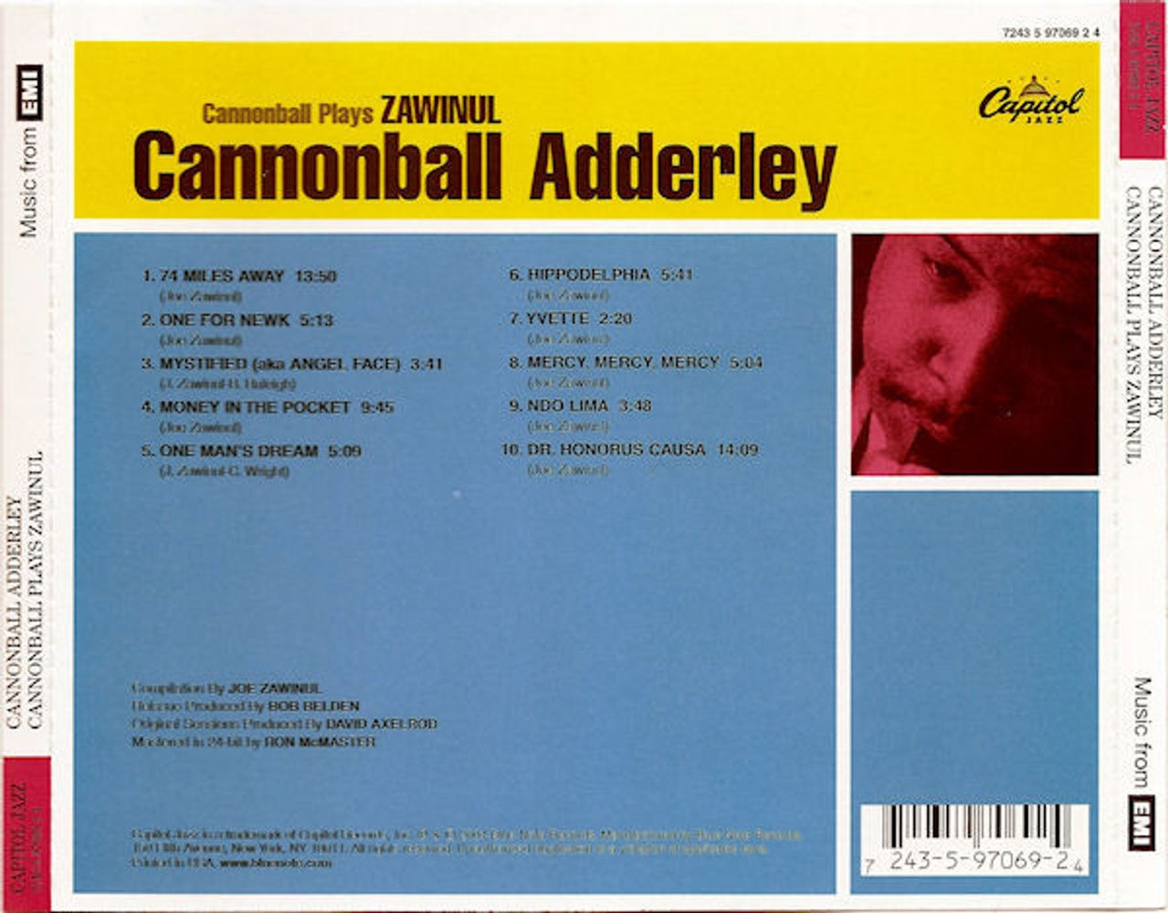 Cannonball Adderley – Cannonball Plays Zawinul Music CD