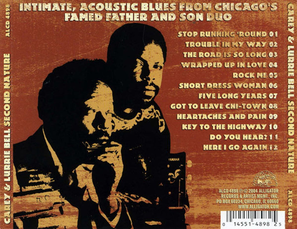 Carey Bell & Lurrie Hill – Second Nature Music CD