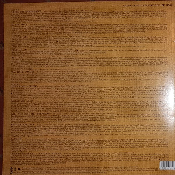 Carole King – Tapestry: 50th Anniversary (LP Vinyl) Vinyl Record