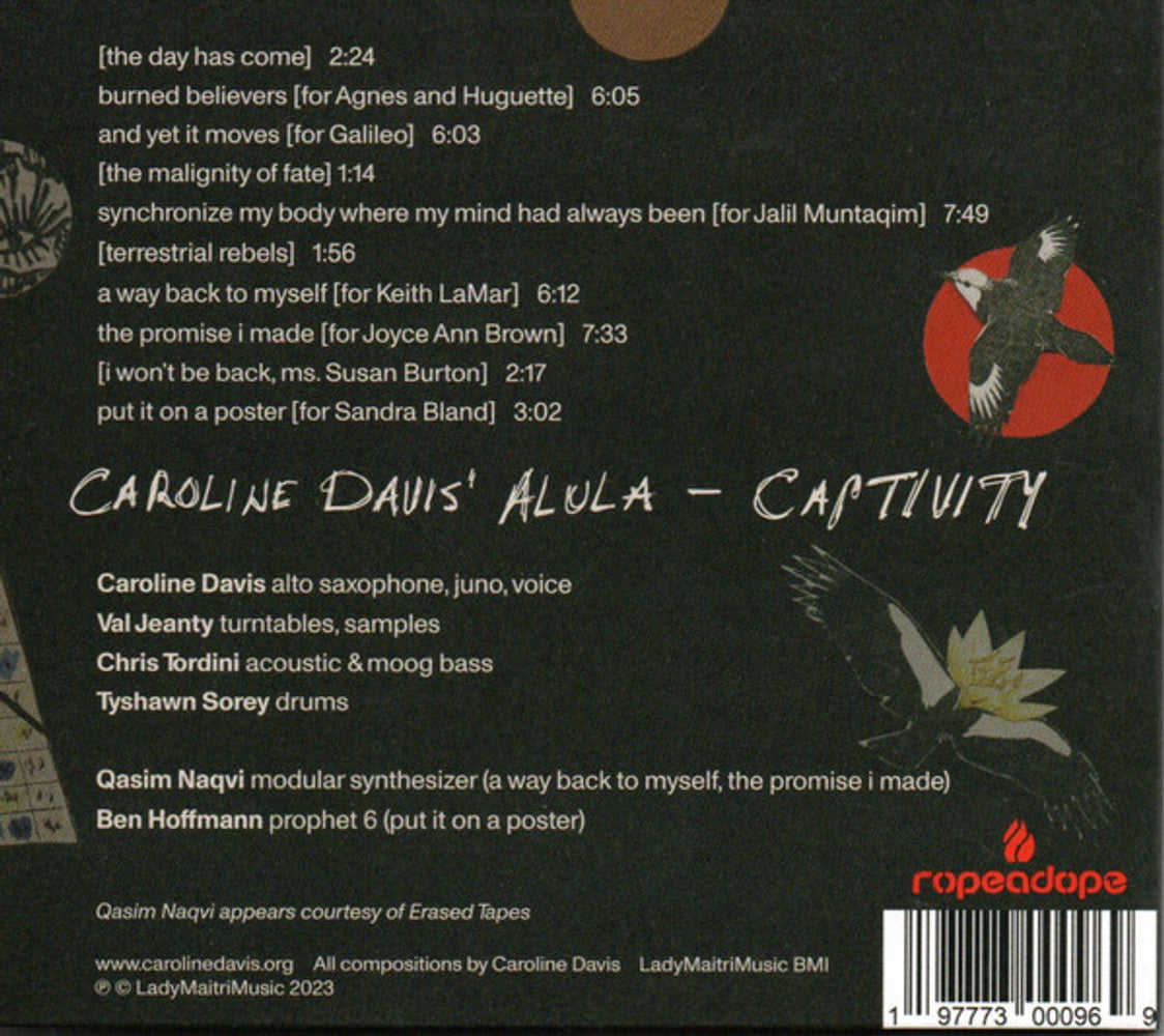 Caroline Davis – Alula: Captivity Music CD