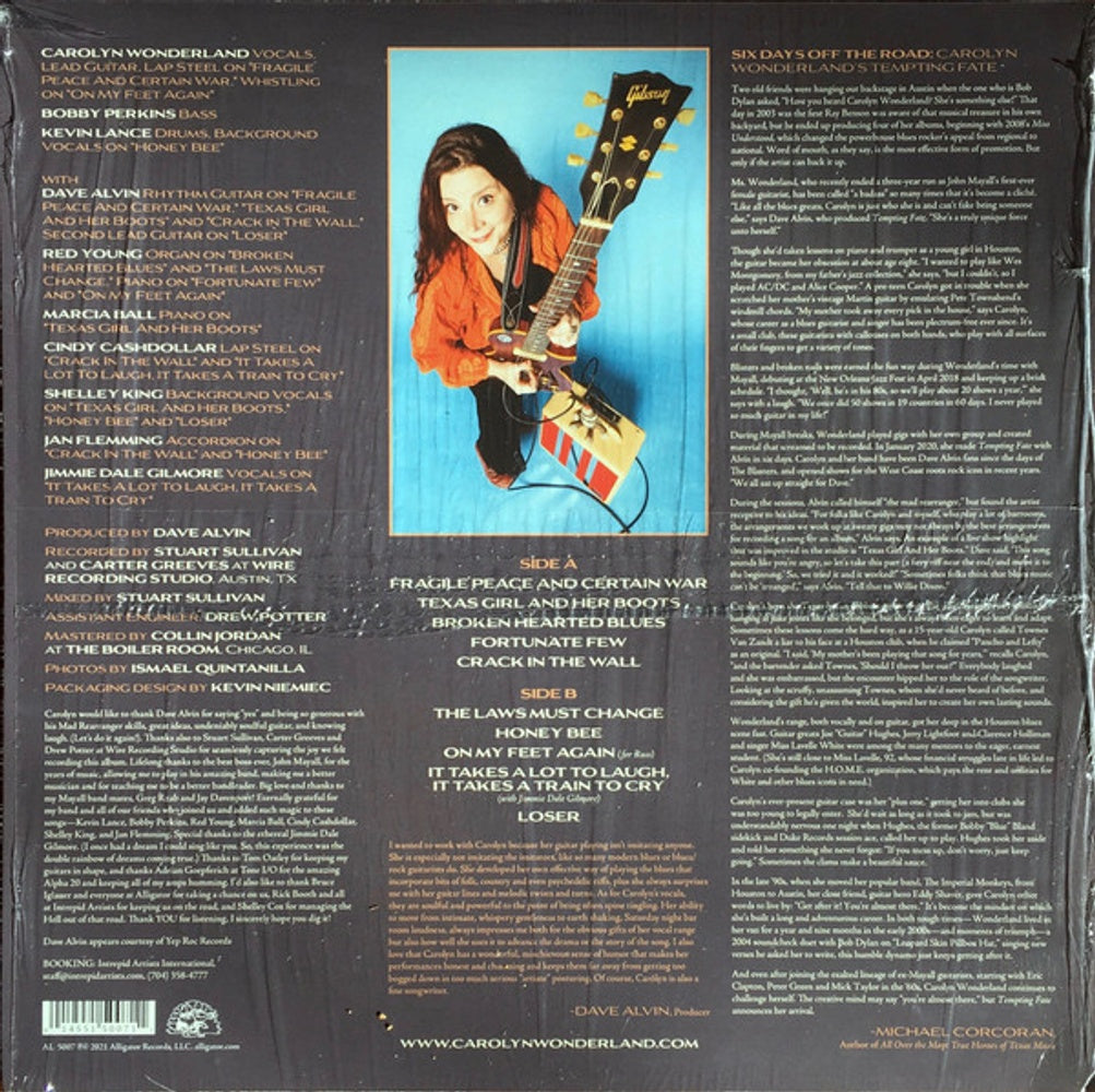 Carolyn Wonderland – Tempting Fate (LP Vinyl) Vinyl Record