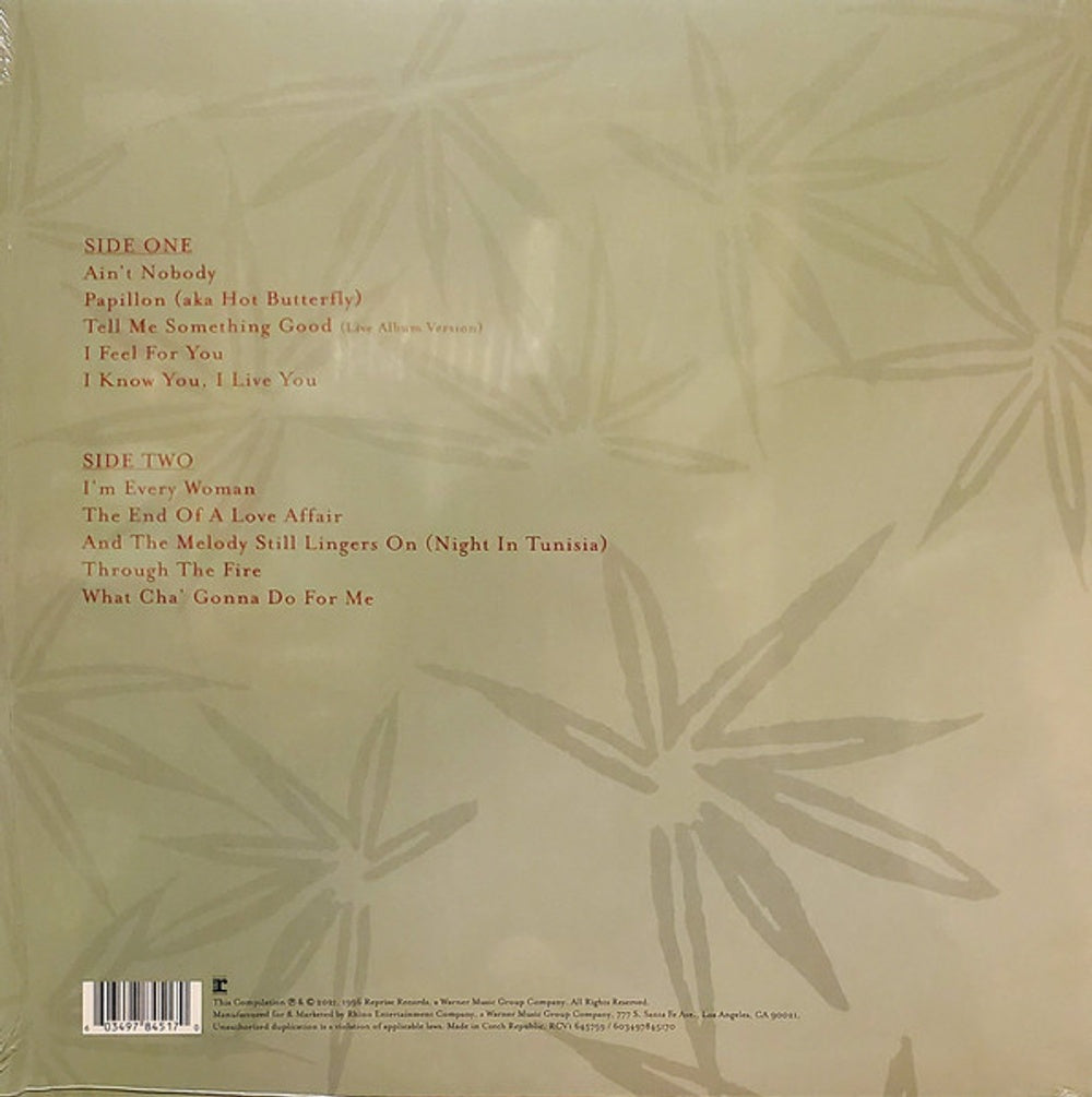 Chaka Khan – Epiphany: The Best Of Chaka Khan (Burgundy LP Vinyl) Vinyl Record