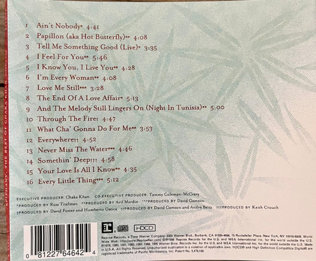 Chaka Khan – Greatest Hits Music CD