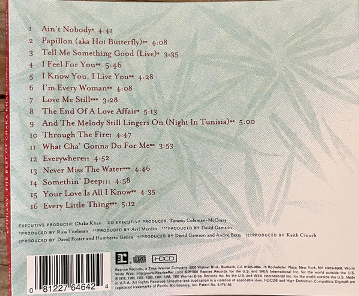 Chaka Khan – Greatest Hits Music CD