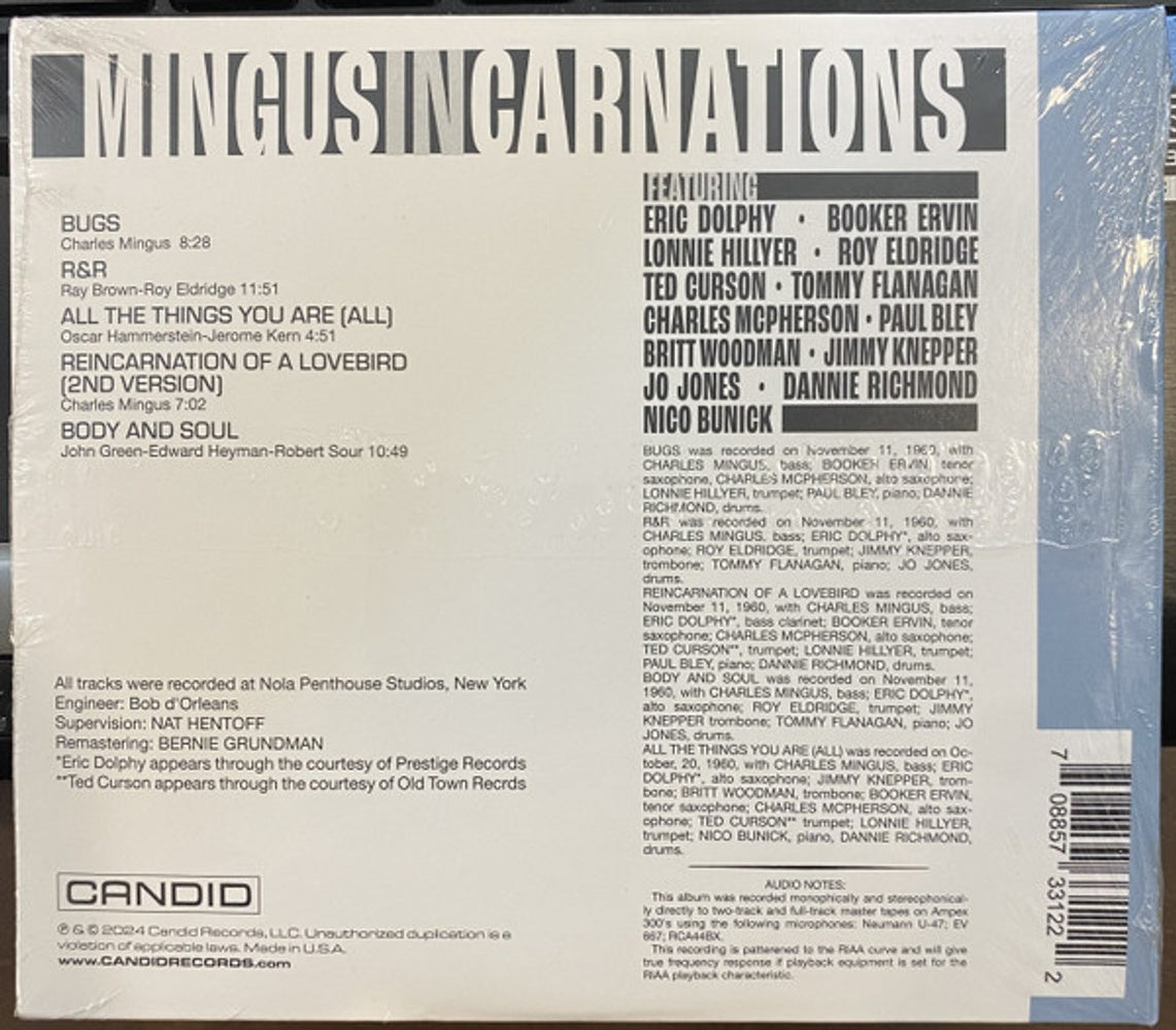 Charles Mingus – Incarnations Music CD