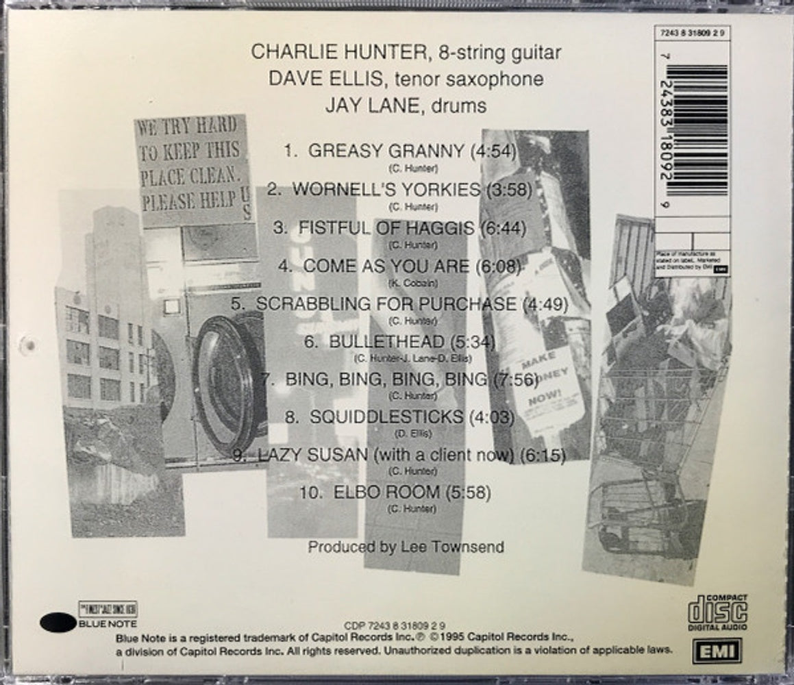 Charlie Hunter Trio – Bing, Bing, Bing Music CD