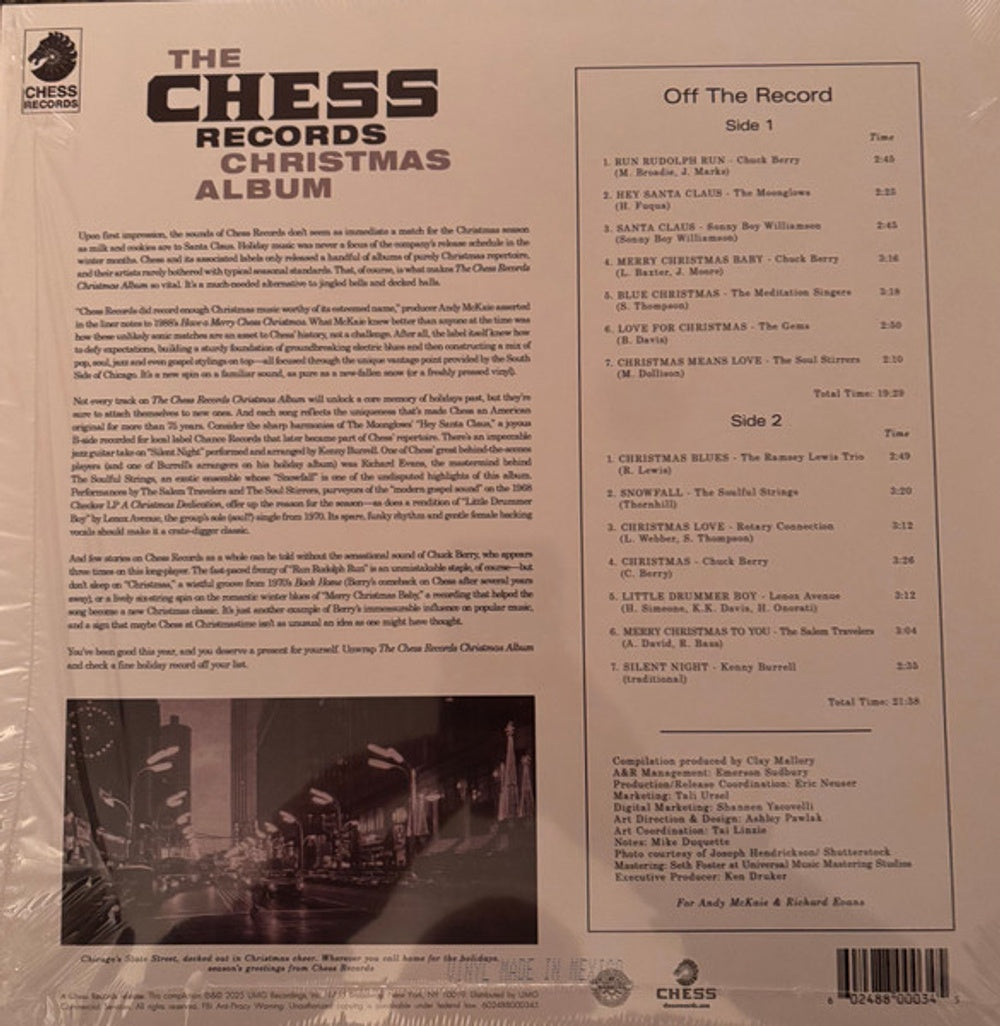 The Chess Records Christmas Album (LP Vinyl) Vinyl Record