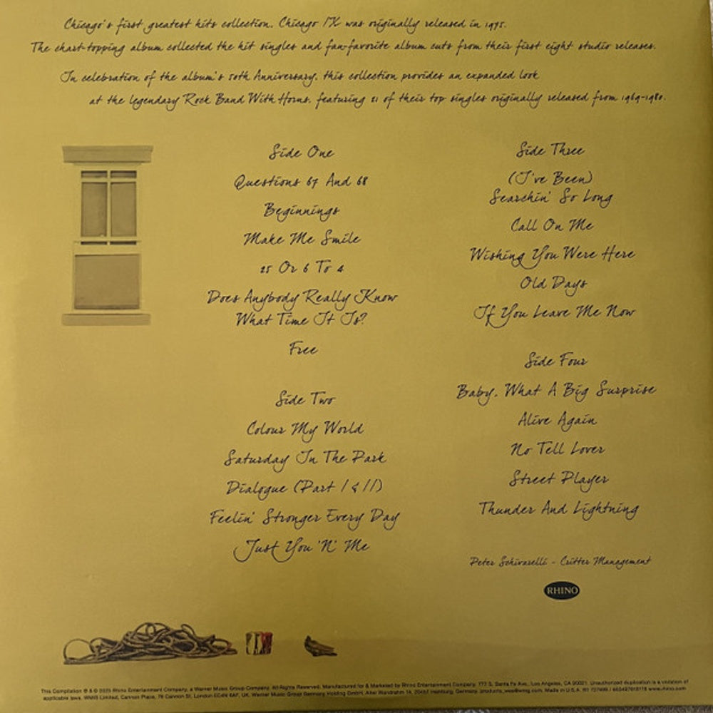 Chicago – Chicago IX: Greatest Hits (2-LP Vinyl) Vinyl Record