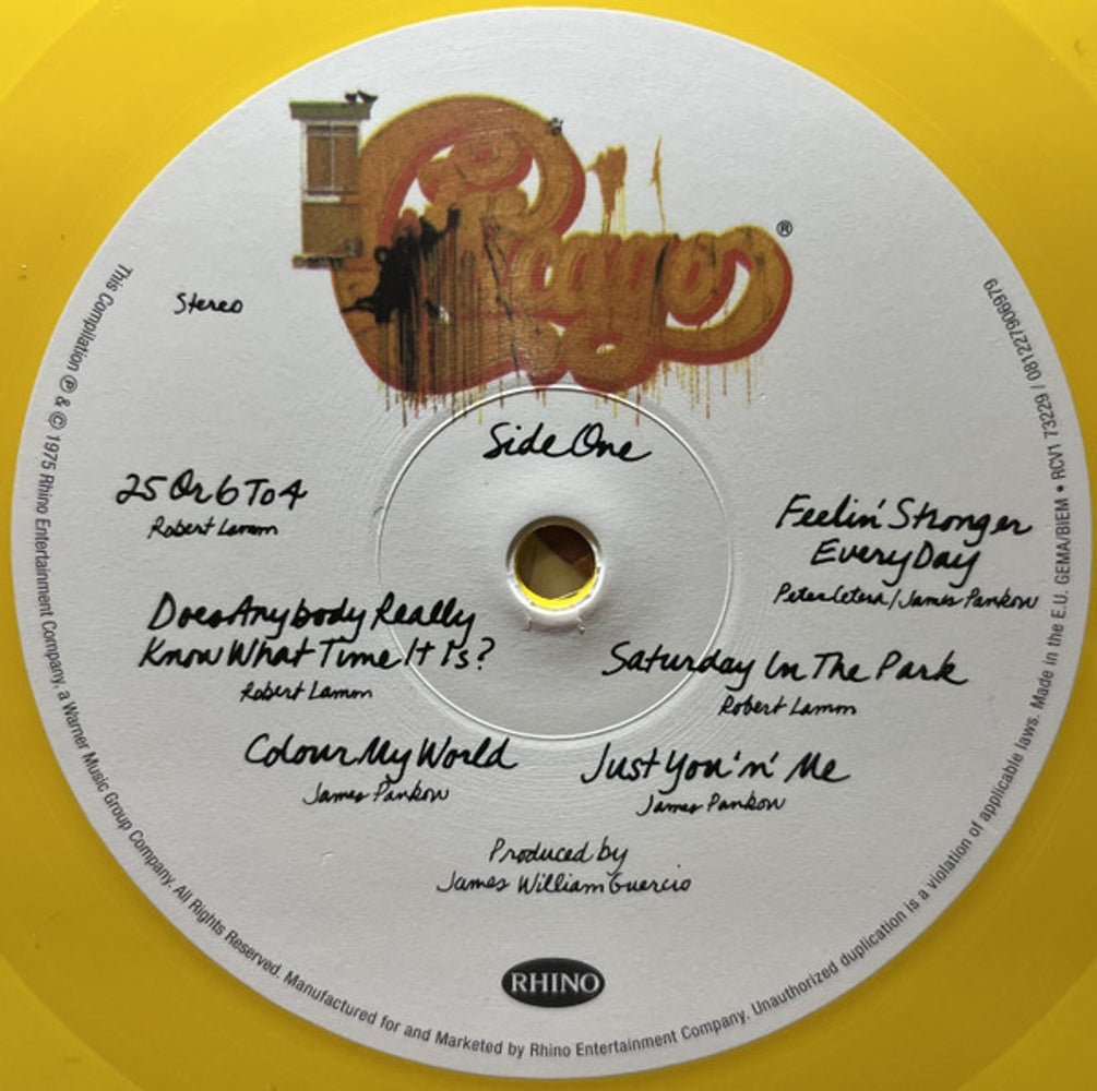 Chicago – Greatest Hits (Sun Yellow LP Vinyl) Vinyl Record