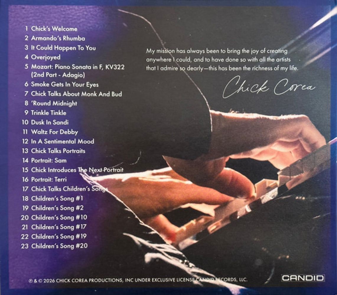Chick Corea – Forever Yours: The Farewell Concert Music CD