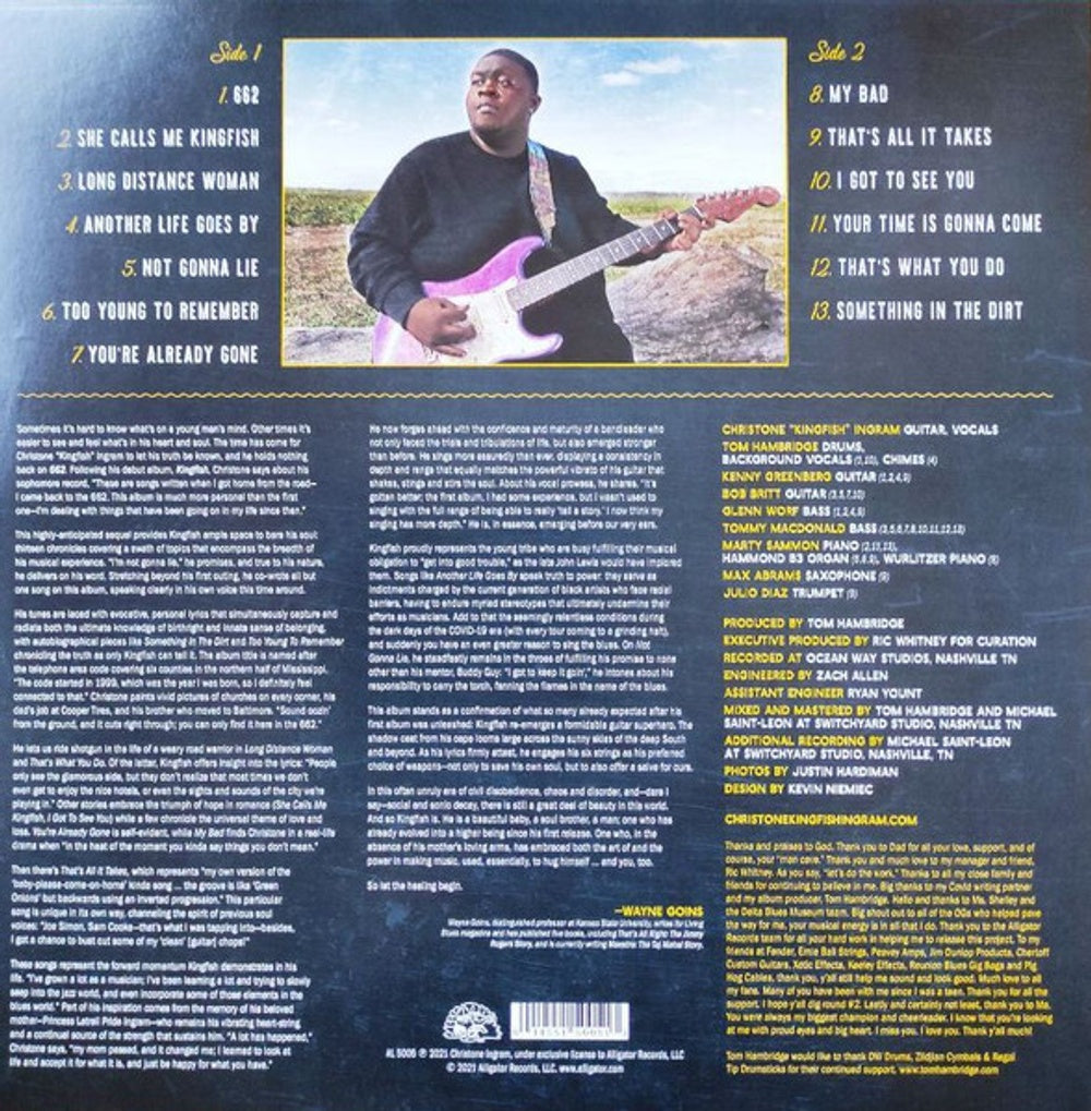 Christone "Kingfish" Ingram – 662 (LP Vinyl) Vinyl Record