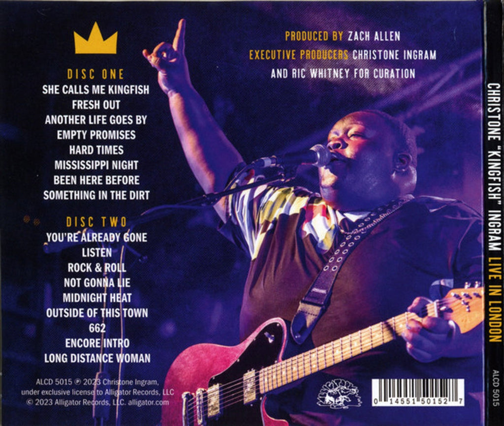 Christone "Kingfish" Ingram – Live In London (2-CD) Music CD