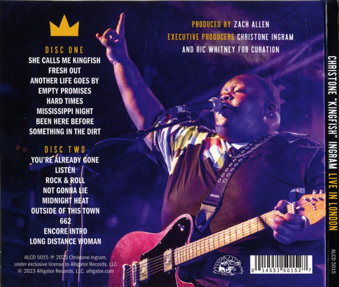 Christone "Kingfish" Ingram – Live In London (2-CD) Music CD