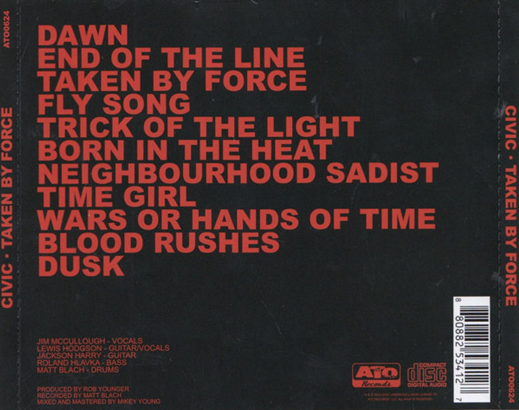 CIVIC – Taken By Force Music CD
