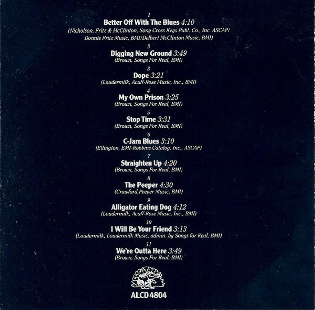 Clarence 'Gatemouth' Brown – No Looking Back Music CD