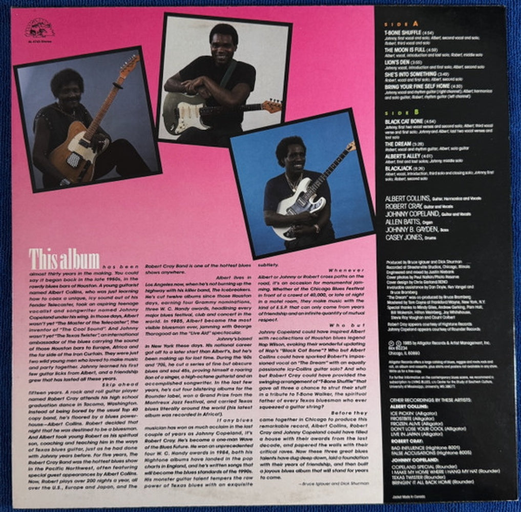 Albert Collins, Robert Cray, & Johnny Copeland – Showdown! (LP Vinyl) Vinyl Record