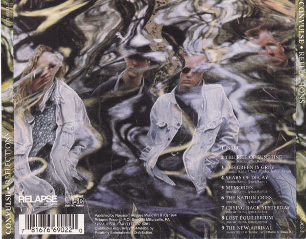 Convulse – Reflections Music CD