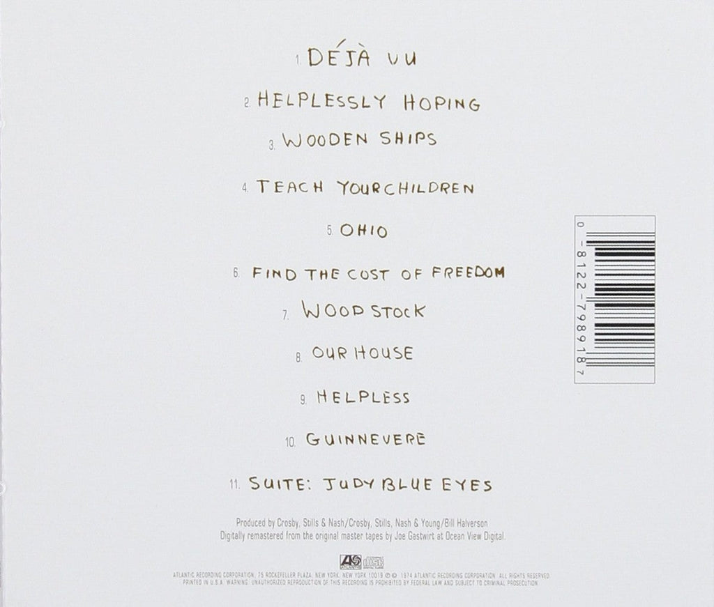 Crosby, Stills, Nash & Young – So Far Music CD