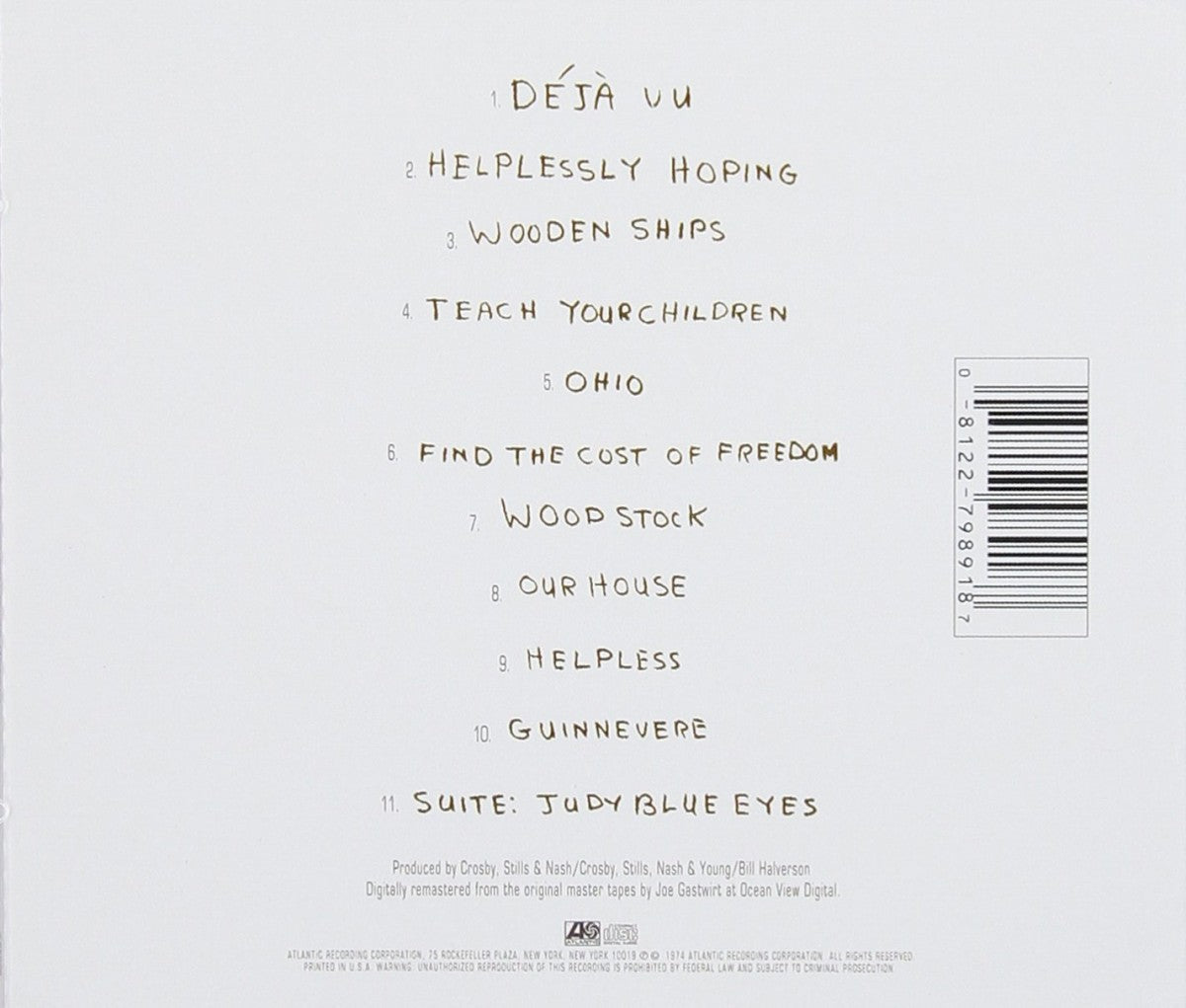 Crosby, Stills, Nash & Young – So Far Music CD