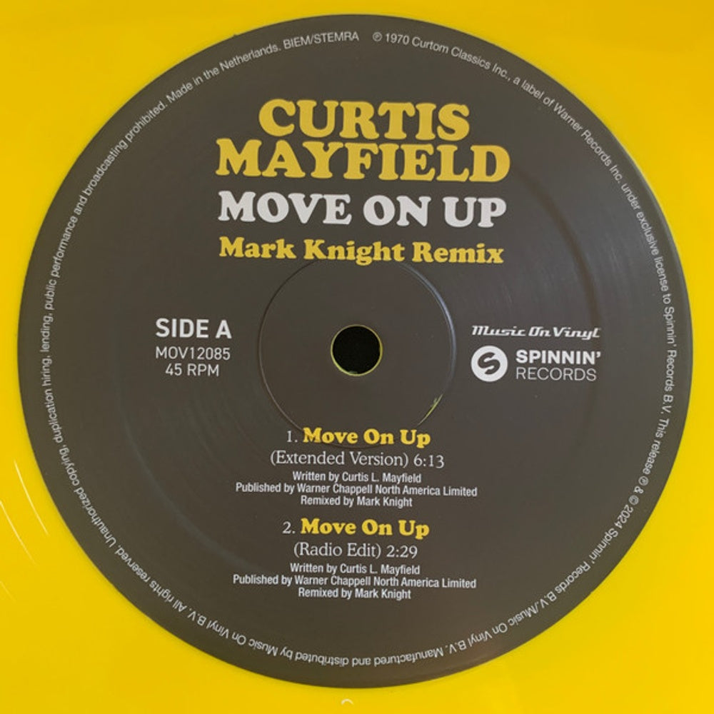 Curtis Mayfield – Move On Up (LP Vinyl) Vinyl Record