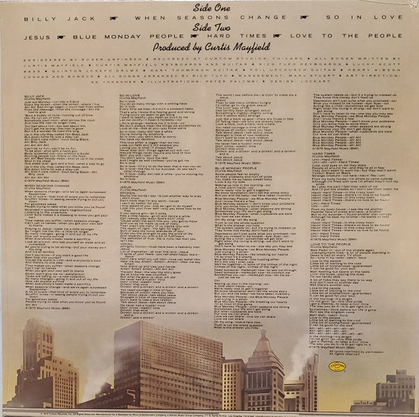 Curtis Mayfield – There's No Place Like America (LP Vinyl) Vinyl Record