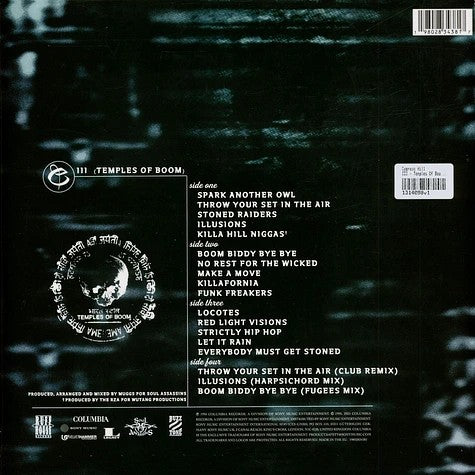 Cypress Hill – III: Temples of Boom (2-LP Vinyl) Vinyl Record