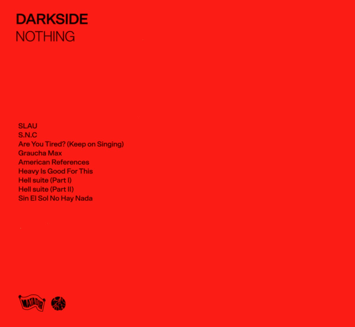 Darkside – Nothing Music CD