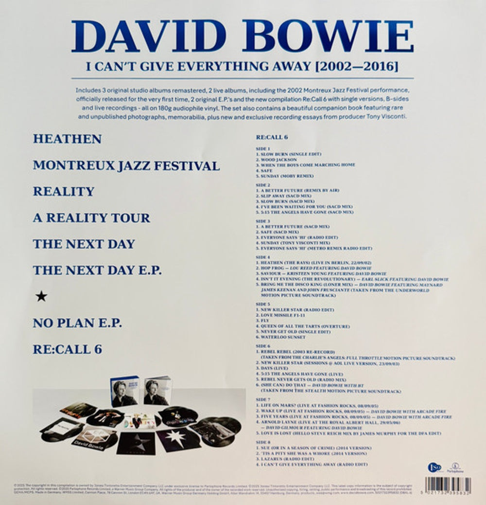 David Bowie – Can't Give Everything Away (13-LP Vinyl) Vinyl Record