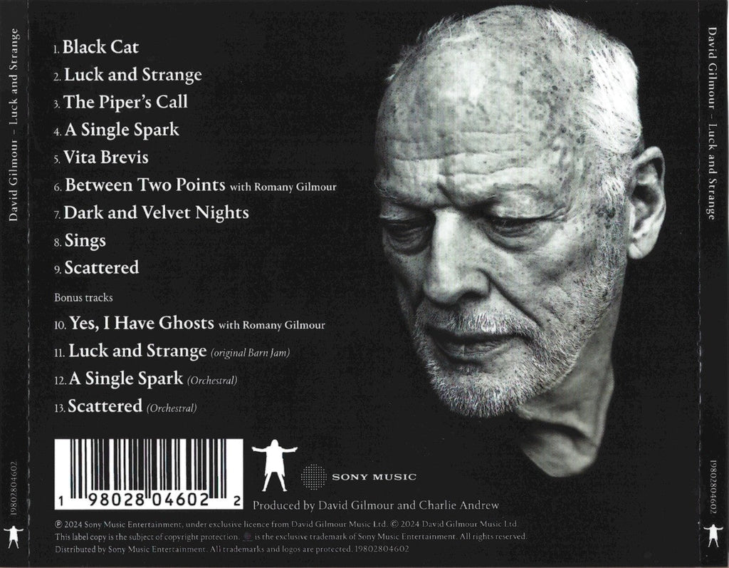 David Gilmour – Luck and Strange Music CD