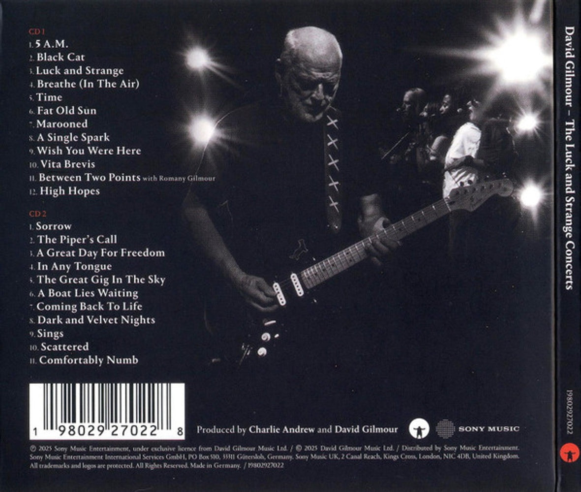 David Gilmour – The Luck And Strange Concerts (2-CD) Music CD