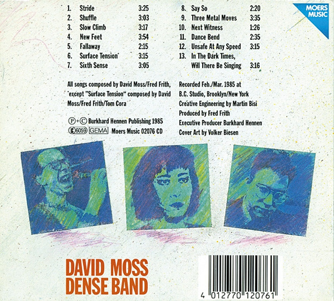 David Moss – Dense Band (LP Vinyl) Vinyl Record