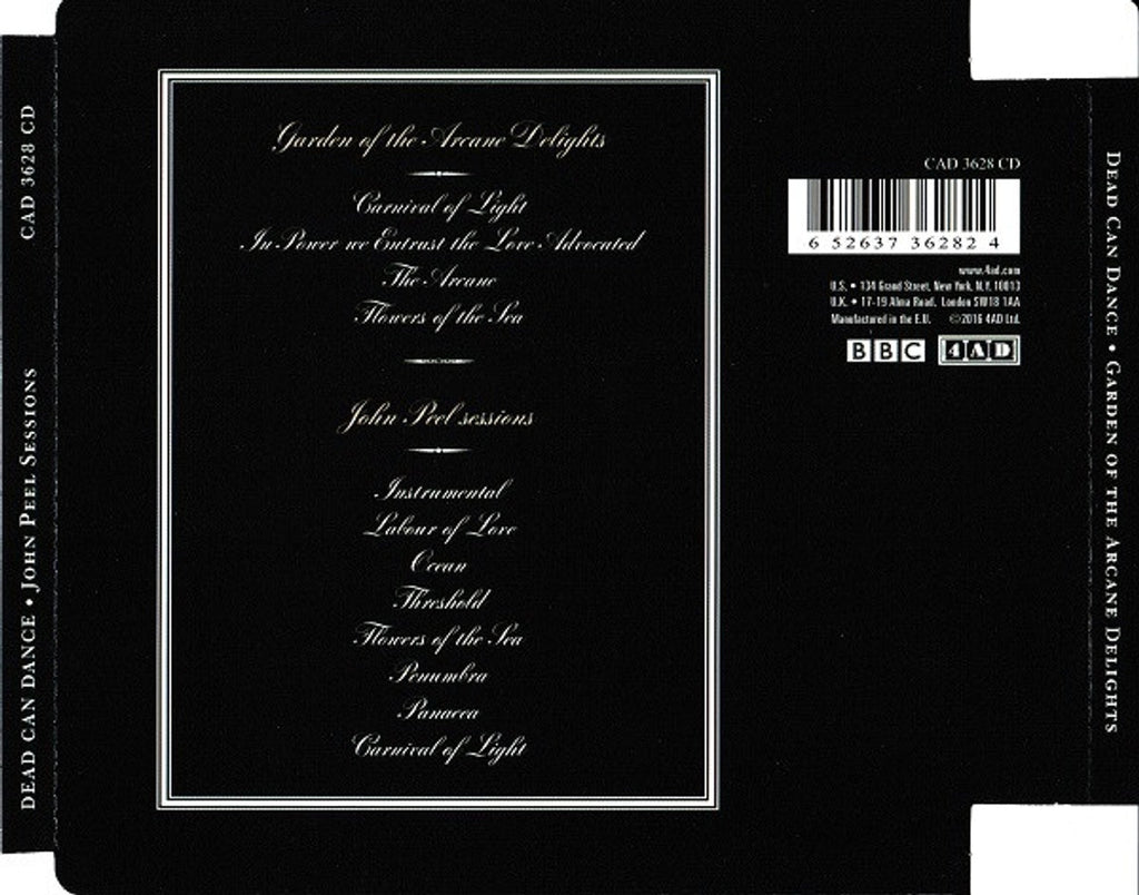 Dead Can Dance – Garden Of The Arcane Delights + The John Peel Sessions Music CD