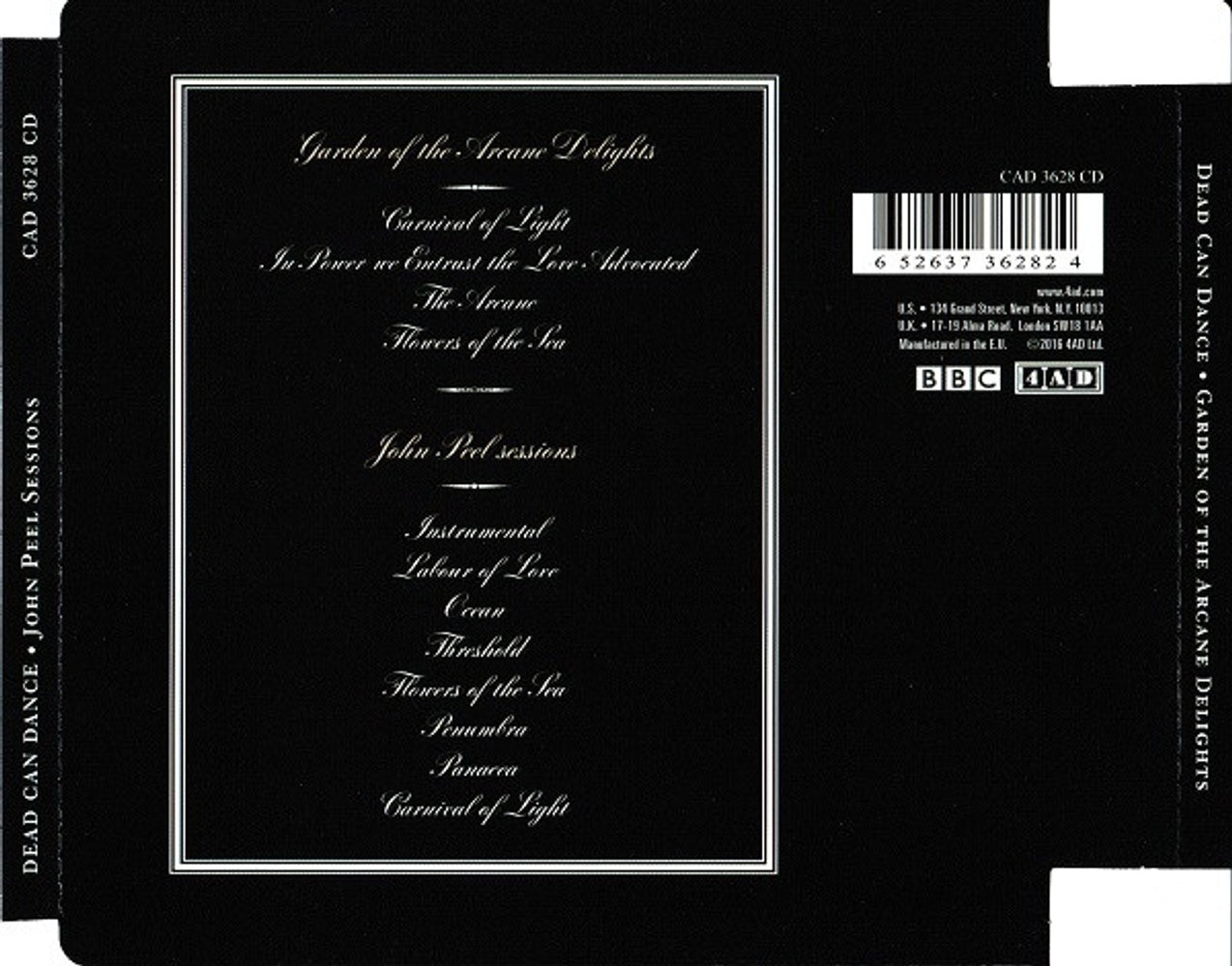 Dead Can Dance – Garden Of The Arcane Delights + The John Peel Sessions Music CD