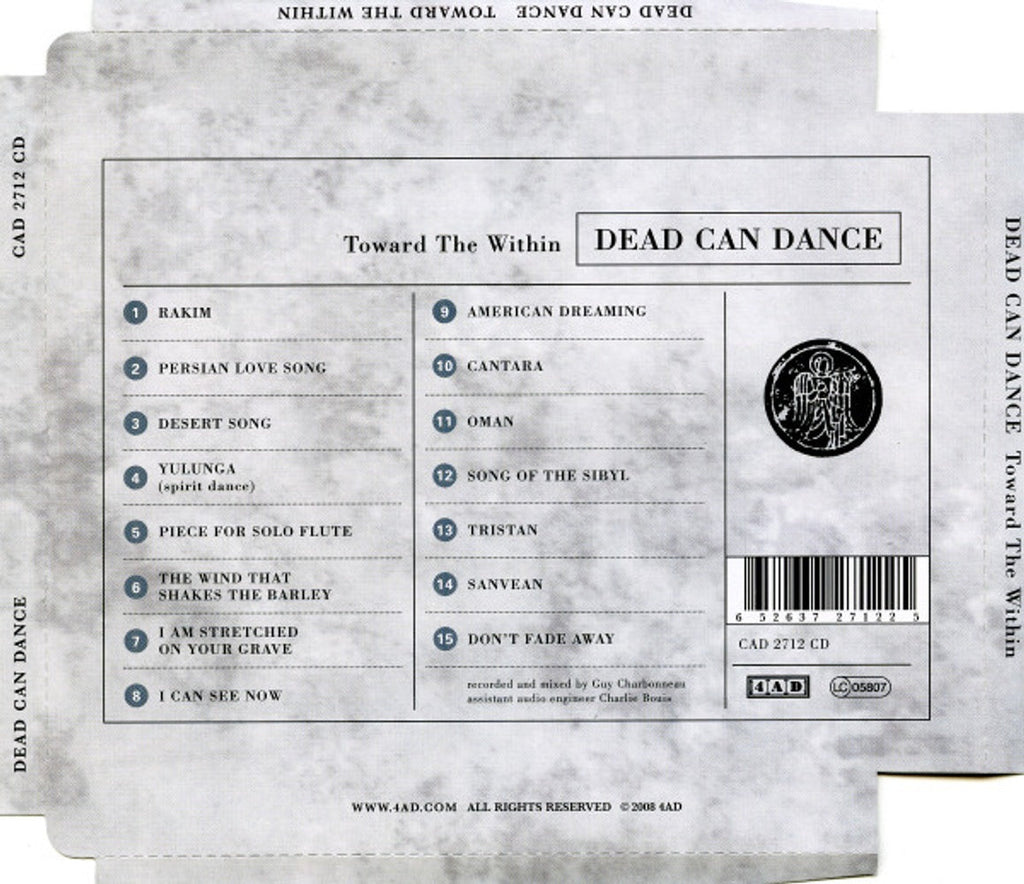 Dead Can Dance – Toward The Within Music CD