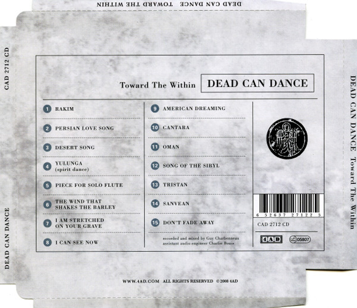 Dead Can Dance – Toward The Within Music CD